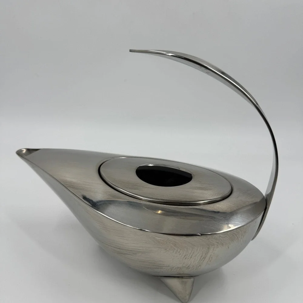 Bodum Naoko Teapot Stainless Steel‎ Carsten Jorgensen Design Genie Lamp MCM